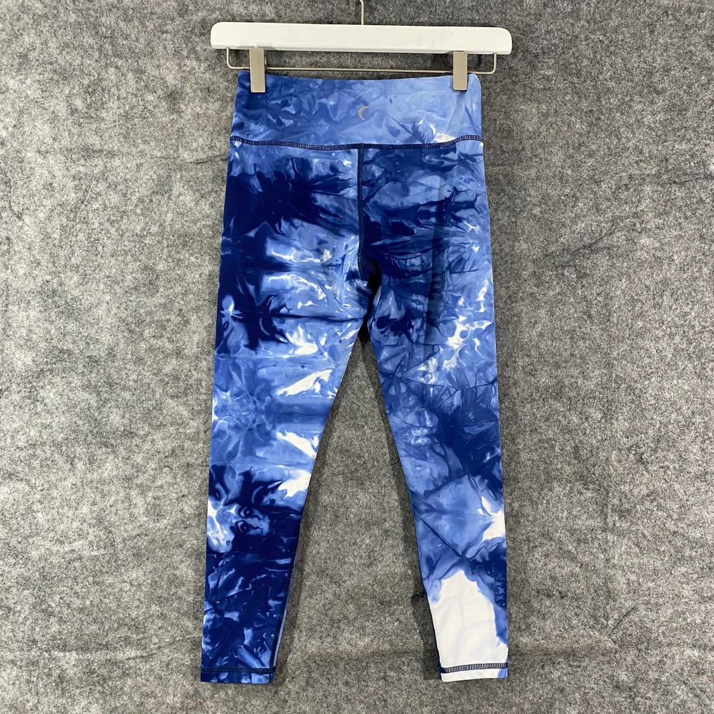 Zyia Active Leggings Girls Small (8-9) Blue Tie Dye Hendrix Light N Tight - Picture 3 of 12